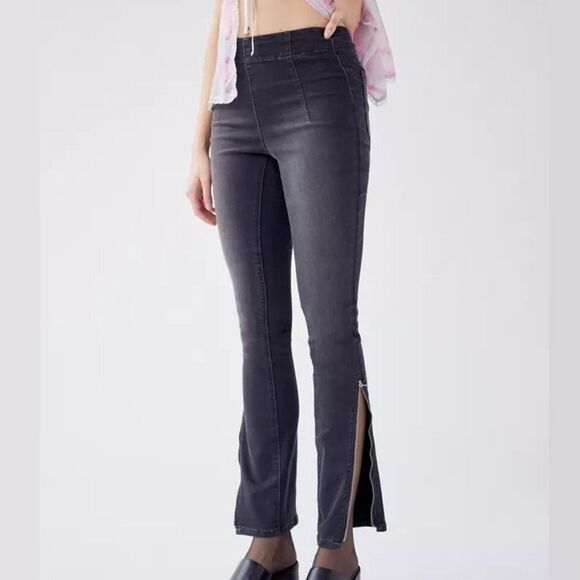 BDG Women's Ankle-Zip High Waisted Skinny Jean - Picture 9 of 11